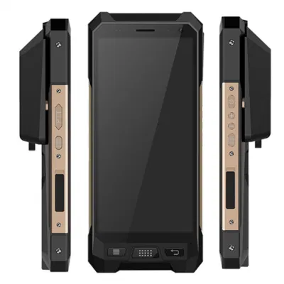 Handhelds PDA 6 Zoll 4+64G Mobilcomputer mit großem Akku unterstützen Beidou NFC Fingerabdruck 2D Barcodescanner